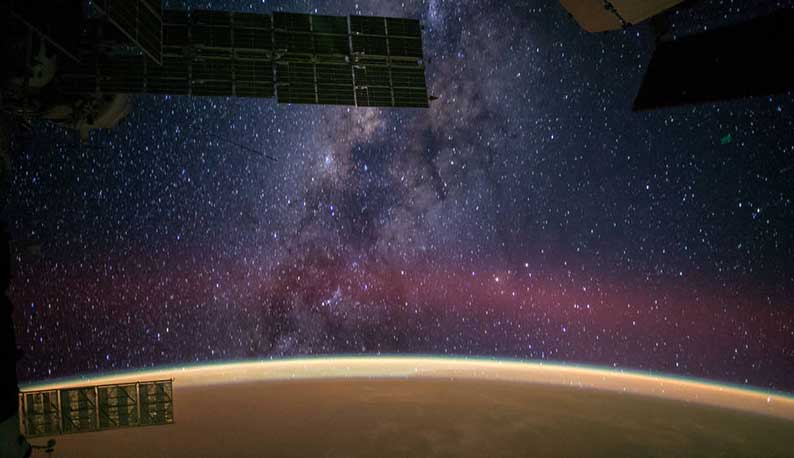 ISS Milky Way, Credit: NASA, Reid Wiseman