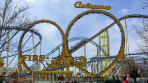 The Colossus - An old school roller coaster at Lagoon.